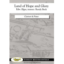 Land Of hope And glory, Clarinet and Piano - Edward Elgar / Arr. Randy Beck