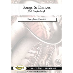 Songs And Dances, Saxophone Quartet - Johannes Maria Suykerbuyk