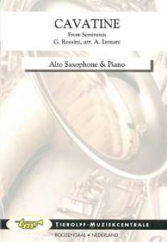 Cavatine (from the opera "Semiramide"), Alto Saxophone and Piano