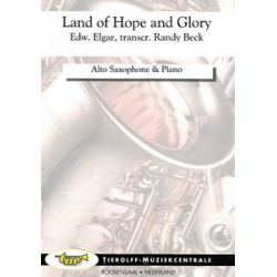 Land Of Hope And Glory, Alto Saxophone and Piano - Edward Elgar / Arr. Randy Beck