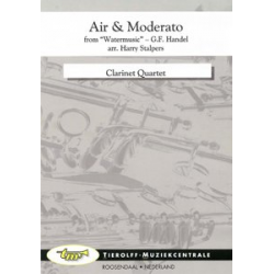 Air & Moderato, Clarinet Quartet - Georg Friedrich Händel (George Frederic Handel) / Arr. Harry Stalpers