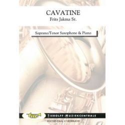 Cavatine, Soprano- or Tenor Saxophone & Piano - Frits Jakma