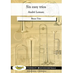 Six Easy Trios, koper trio - Diverse / Arr. André Lemarc