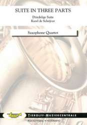Driedelelige Suite/Suite In Three Parts/Suite en Trois Parties/Suite in Drei Teile, Saxophone Quartet - Karel de Schrijver