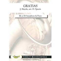 Gratias, Bb or Eb Saxophone & Piano - Franz Joseph Haydn / Arr. Dirk Speets
