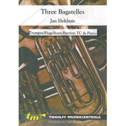 Drie Bagatellen/Three Bagatelles, Trumpet/Baritone & Piano - Jan Hekhuis