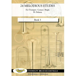 24 Melodious Etudes for Trumpet / Cornet / Flugelhorn Book 3 - Hippolyte-Jean Duhem
