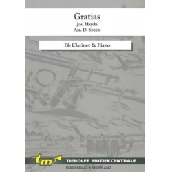 Gratias, Clarinet and Piano - Franz Joseph Haydn / Arr. Dirk Speets