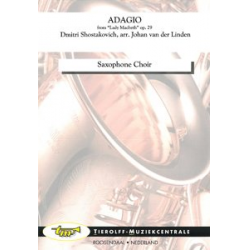Adagio, Saxophone Choir - Tomaso Albinoni / Arr. Johan van der Linden