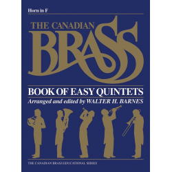 Canadian Brass Book of Easy Quintets - Horn - Canadian Brass / Arr. Walter Barnes