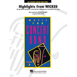 Highlights from Wicked - Stephen Schwartz / Arr. Michael Brown