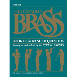 The Canadian Brass Book of Advanced Quintets - French Horn - Canadian Brass / Arr. Walter Barnes