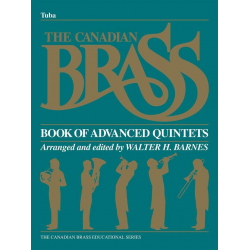 The Canadian Brass Book of Advanced Quintets - Tuba - Canadian Brass / Arr. Walter Barnes