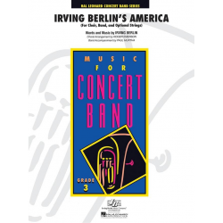 Irving Berlin's America (For Chorus with Band Accompaniment and opt. Strings) (Medley) - Irving Berlin / Arr. Roger Emerson