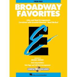 Essential Elements - Broadway Favorites - Value Pak (37 Part books with Conductor Score and CD)