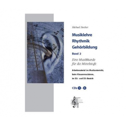 Musiklehre Rhythmik Gehörbildung Band 2 CDs 1-5 - Michael Stecher