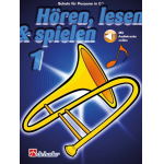 Hören, Lesen & Spielen - Band 1 - Schule für Posaune in C BC - Joop Boerstoel / Arr. Jaap Kastelein