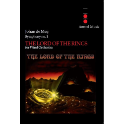 The Lord of the Rings - Studienpartitur - Johan de Meij