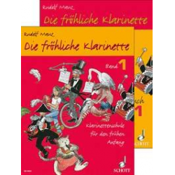 Die fröhliche Klarinette Band 1 und Spielbuch 1 im Set - Rudolf Mauz