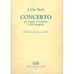 Concerto in Mib Maggiore für Fagott und Klavier - Johann Christian Bach / Arr. Tamás Zászkaliczky