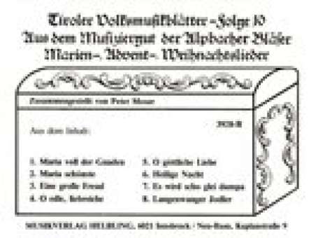 Tiroler Volksmusikblätter 10