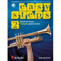 Easy Steps 2 Trompete (DE) - Schritt für Schritt Trompete spielen lernen - Jaap Kastelein