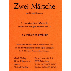 Gruß an Würzburg (Marsch) / Frankenlied - Marsch - Richard Stegmann