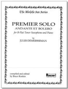 Premier Solo, Andante et Bolero - tenor sax and piano