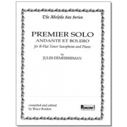 Premier Solo, Andante et Bolero - tenor sax and piano - Jules Demersseman