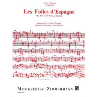 Les Folie d'Espagne  für Flöte und B.C.