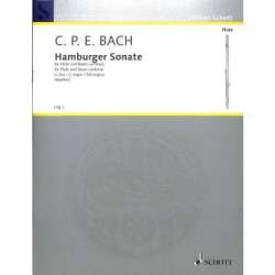 Sonate ('Hamburger') für Flöte und B.c. W 133 in G-Dur - Carl Philipp Emanuel Bach