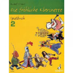 Die fröhliche Klarinette Band 2 - Spielbuch - Rudolf Mauz