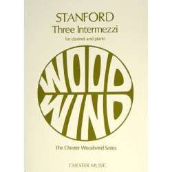 Three Intermezzi für Klarinette & Klavier op.13 - Charles Villiers Stanford