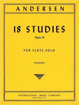 18 Studies op. 41 for flute solo