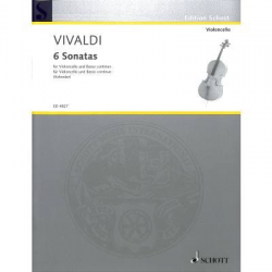Sechs Sonaten für Violoncello und Cembalo - Antonio Vivaldi / Arr. Walter Kolneder