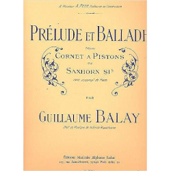Prelude et Ballade - Guillaume Balay