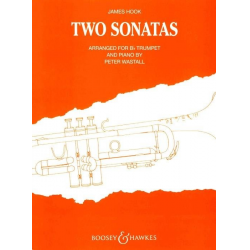 Two Sonatas for Trumpet and Piano - James Hook / Arr. Peter Wastall