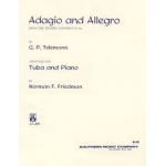 Adagio & Allegro für Tuba & Klavier - Georg Philipp Telemann / Arr. Norman F. Friedman