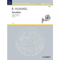 SONATINE OP 75A - Horn - Bertold Hummel