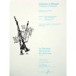 Initation à Mozart vol.1 - 20 études agreable - Wolfgang Amadeus Mozart / Arr. Guy Dangain
