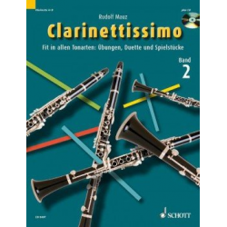 Clarinettissimo - Band 2 - Ausgabe mit Online-Audiodatei - Rudolf Mauz