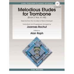 Melodious Etudes for Trombone Book 2 - Marco Bordogni / Arr. Joannes Rochut