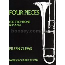4 Pieces pour trombone et piano - Eileen Clews