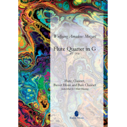 Flute Quartet in G major - Wolfgang Amadeus Mozart / Arr. Olivier Bruning