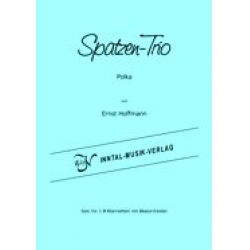 Spatzen-Trio für 3 Solo Klarinetten & Rhythmusgruppe - Ernst Hoffmann