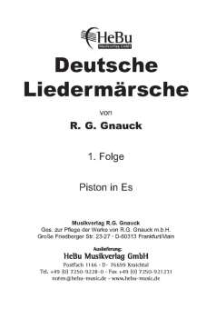 Deutsche Liedermärsche - 1. Folge - 11 Eb-Piston
