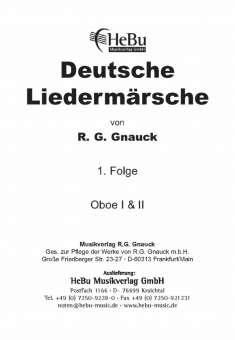 Deutsche Liedermärsche - 1. Folge - 03 Oboe