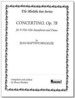 Concertino op. 78 for Alto Sax and Piano