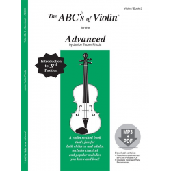 The ABCs Of Violin for The Advanced Book 3 - Janice Tucker Rhoda