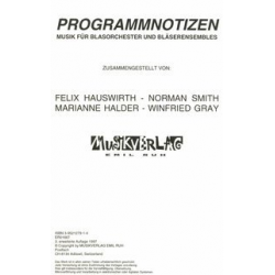 Programmnotizen - Felix Hauswirth